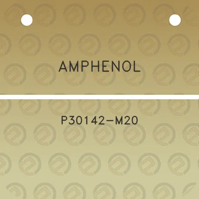 amphenol-p30142-m20