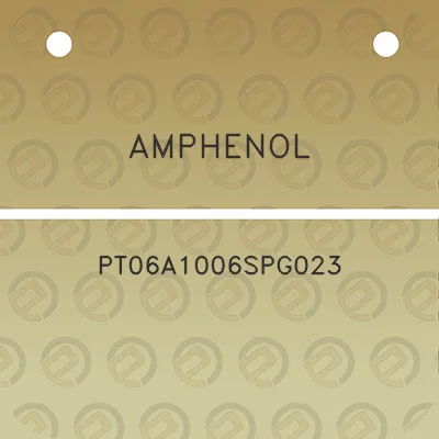 amphenol-pt06a1006spg023