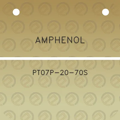 amphenol-pt07p-20-70s