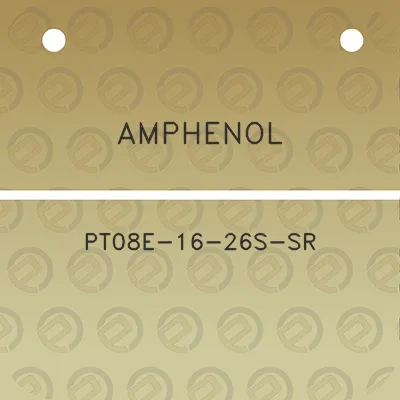 amphenol-pt08e-16-26s-sr