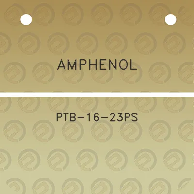 amphenol-ptb-16-23ps