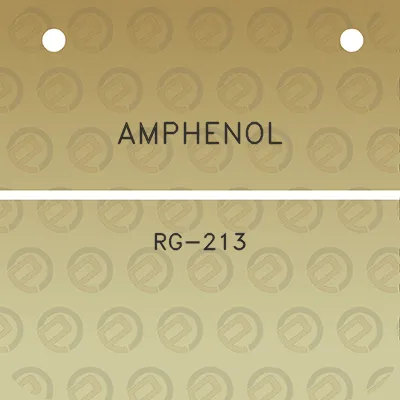 amphenol-rg-213