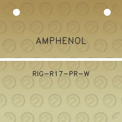 amphenol-rig-r17-pr-w