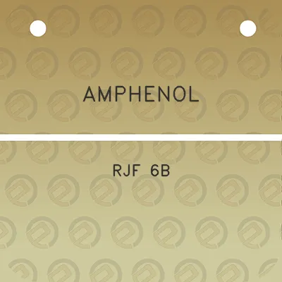 amphenol-rjf-6b