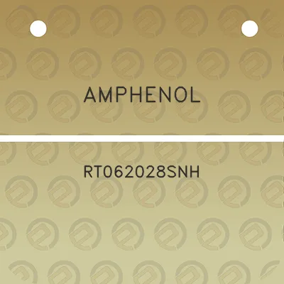 amphenol-rt062028snh