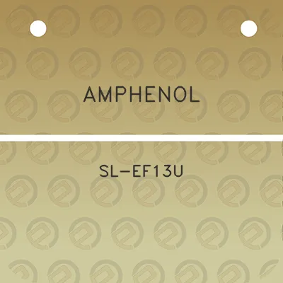 amphenol-sl-ef13u