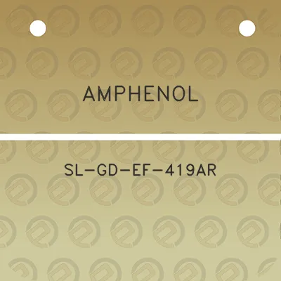 amphenol-sl-gd-ef-419ar