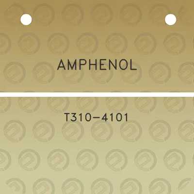 amphenol-t310-4101