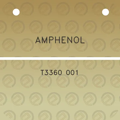 amphenol-t3360-001