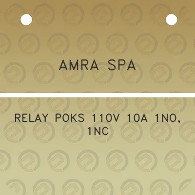 amra-spa-relay-poks-110v-10a-1no-1nc