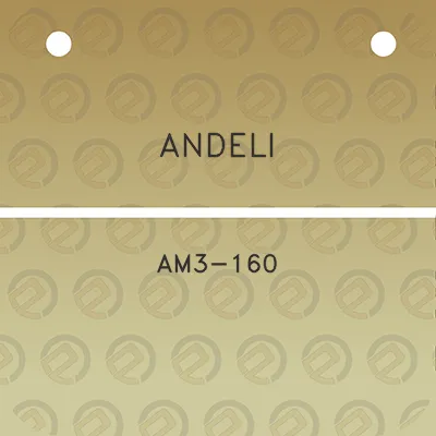 andeli-am3-160