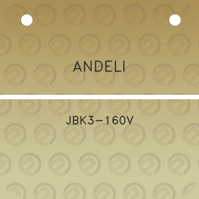 andeli-jbk3-160v