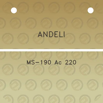 andeli-ms-190-ac-220