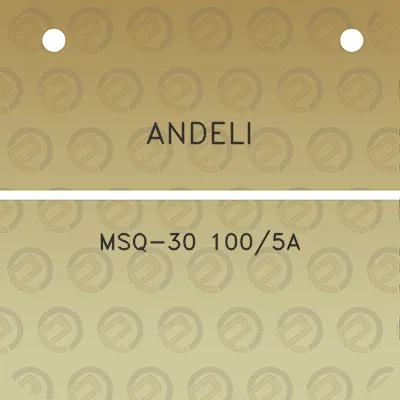 andeli-msq-30-1005a