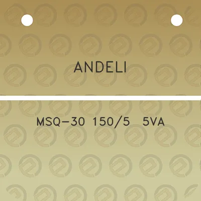 andeli-msq-30-1505-5va