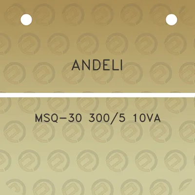 andeli-msq-30-3005-10va