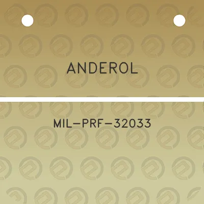 anderol-mil-prf-32033