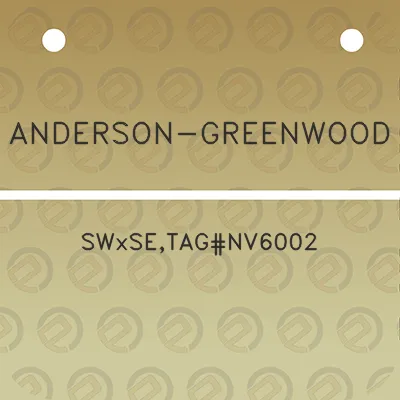 anderson-greenwood-swxsetagnv6002