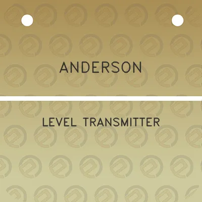 anderson-level-transmitter