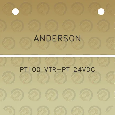 anderson-pt100-vtr-pt-24vdc