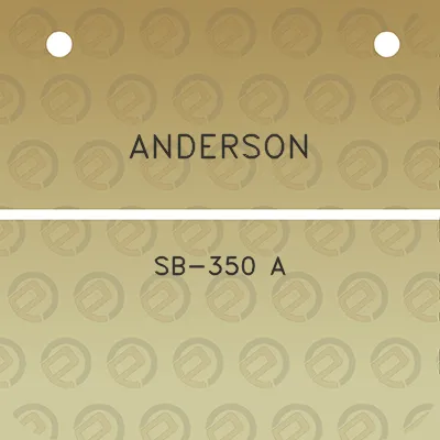 anderson-sb-350-a