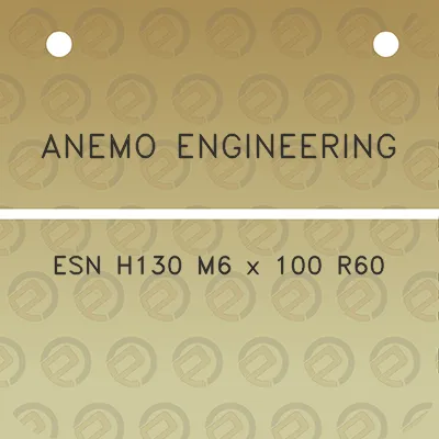 anemo-engineering-esn-h130-m6-x-100-r60