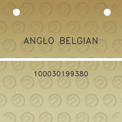 anglo-belgian-100e11