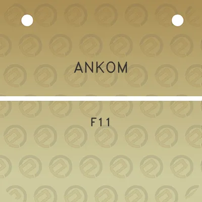 ankom-f11