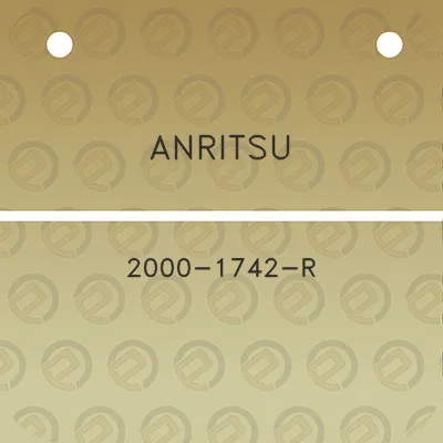 anritsu-2000-1742-r