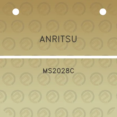 anritsu-ms2028c