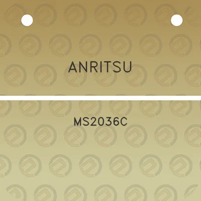 anritsu-ms2036c