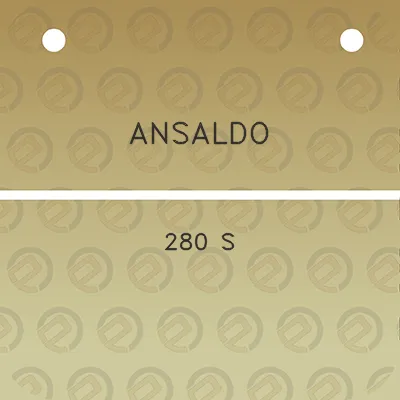 ansaldo-280-s