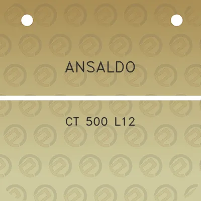 ansaldo-ct-500-l12