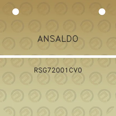 ansaldo-rsg72001cv0