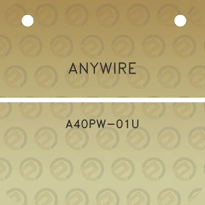 anywire-a40pw-01u