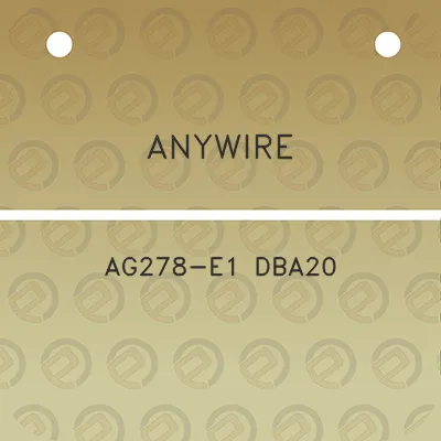 anywire-ag278-e1-dba20