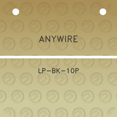 anywire-lp-bk-10p