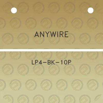 anywire-lp4-bk-10p