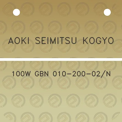 aoki-seimitsu-kogyo-100w-gbn-010-200-02n