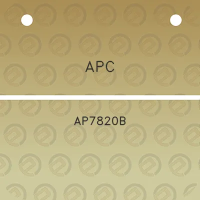 apc-ap7820b