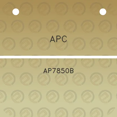 apc-ap7850b