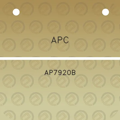 apc-ap7920b