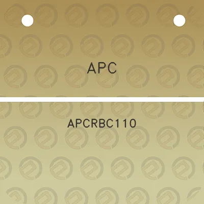 apc-apcrbc110