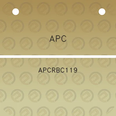 apc-apcrbc119