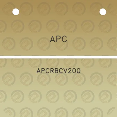 apc-apcrbcv200