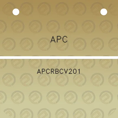 apc-apcrbcv201