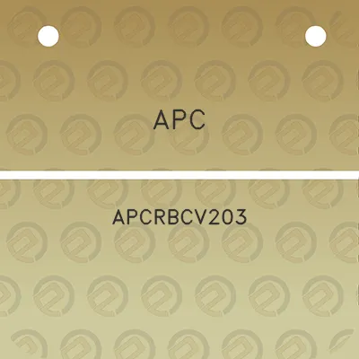 apc-apcrbcv203