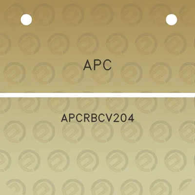 apc-apcrbcv204