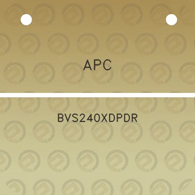 apc-bvs240xdpdr