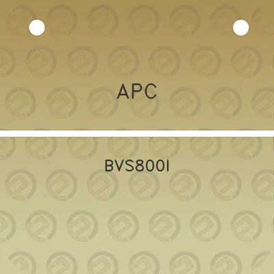 apc-bvs800i